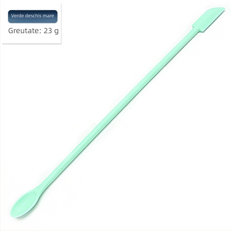 Set de spatule din silicon mini pentru coacere cu vârfuri ascuțite, include racletă pentru recipient de cosmetică și lingură pentru gem, 3 piese — silicon, Kenna, 2018