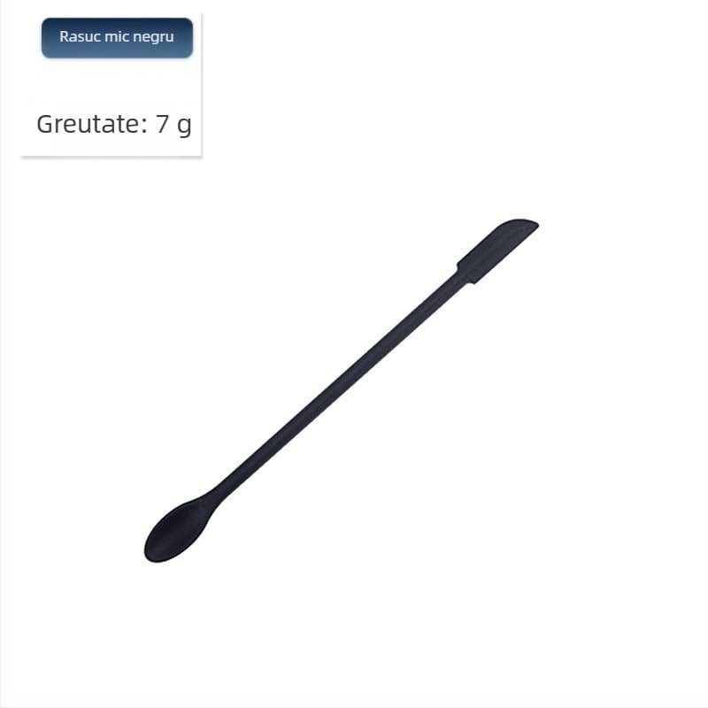 Set de spatule din silicon mini pentru coacere cu vârfuri ascuțite, include racletă pentru recipient de cosmetică și lingură pentru gem, 3 piese — silicon, Kenna, 2018