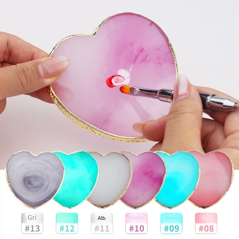 Display pentru artă de unghii, paletă în formă de inimă, 50 g, Emperor mei