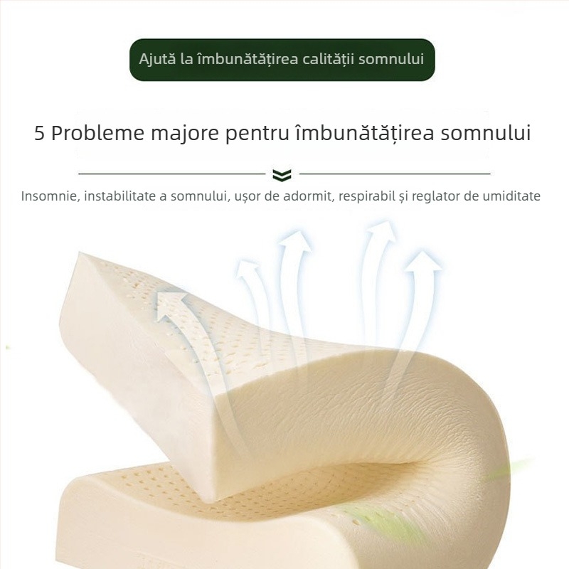 BaoShiKang Perne din latex natural, dreptunghiulară, 1–2 kg, conținut latex >90%