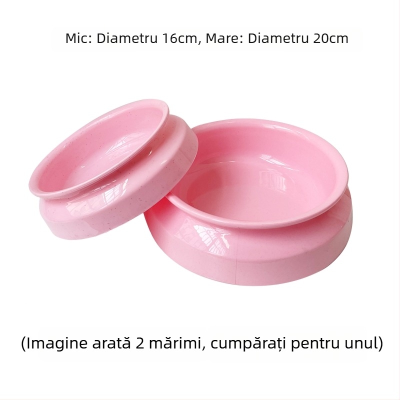 Vas ceramic dual pentru mâncare și apă pentru pisici — brand Naughty, fără alimentare automată
