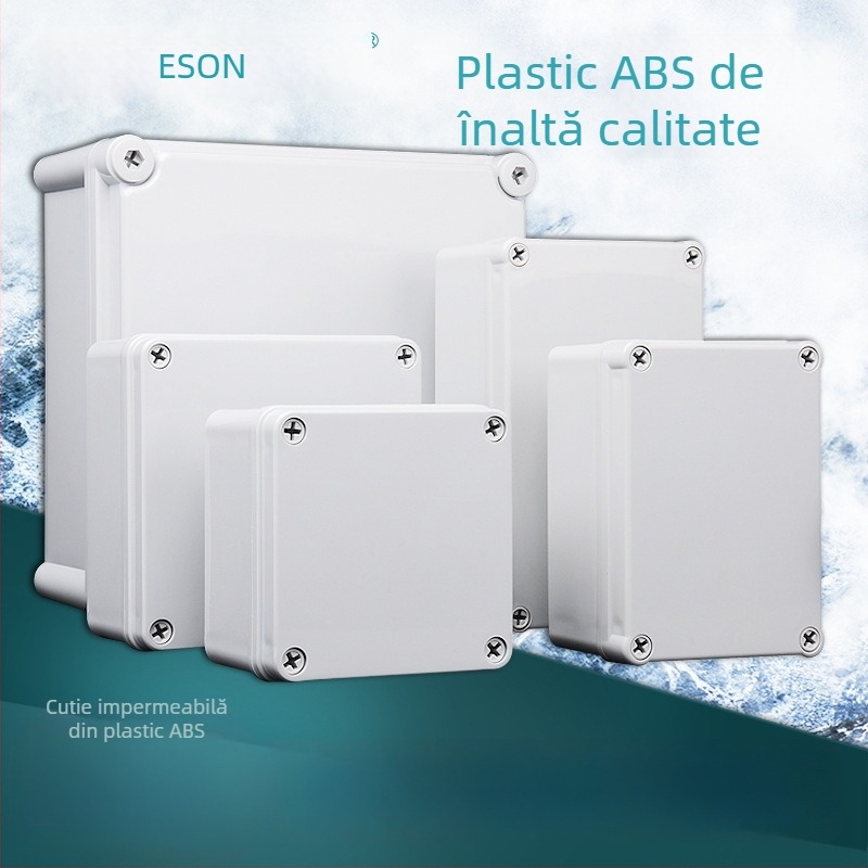 Ethan cutie de conexiuni din plastic impermeabilă — carcasă universală pentru instrumente, utilaje și echipamente, cablaj exterior