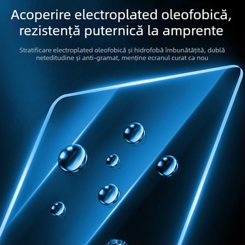 Protecție ecran din film tempered pentru Tesla Model 3 – afișajul consolei centrale și zona din spate; antiamprentă, rezistent la uleiuri