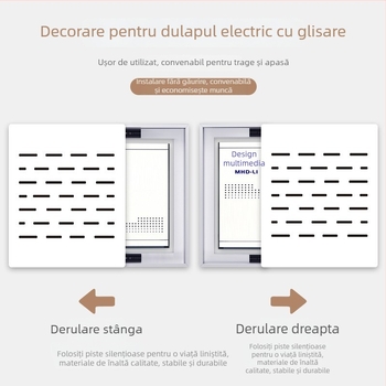 Tablou decorativ pentru cutia montată pe perete a contorului electric — înrămător, model peisaj, panou unic, nucleu PVC, ramă exterioară PS, pictură decorativă modernă cu gravură
