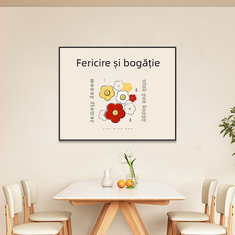 Tablou decorativ pentru cutia de contoare electrice - Modelul Zeul Bogăției, cu ramă, 1 panou, pânză Crystal Film, ramă PS