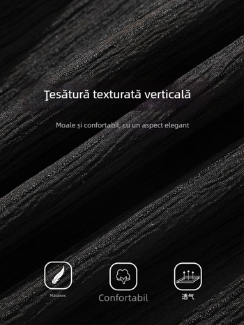 Pantaloni casual pentru bărbați, croială relaxată, croială dreaptă, talie medie, pantaloni lungi, 100% poliester