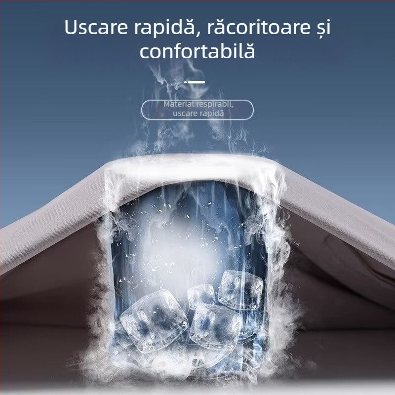 Șorturi sportive pentru bărbați, ușoare, uscate rapid, croială lejeră, poliester, vară