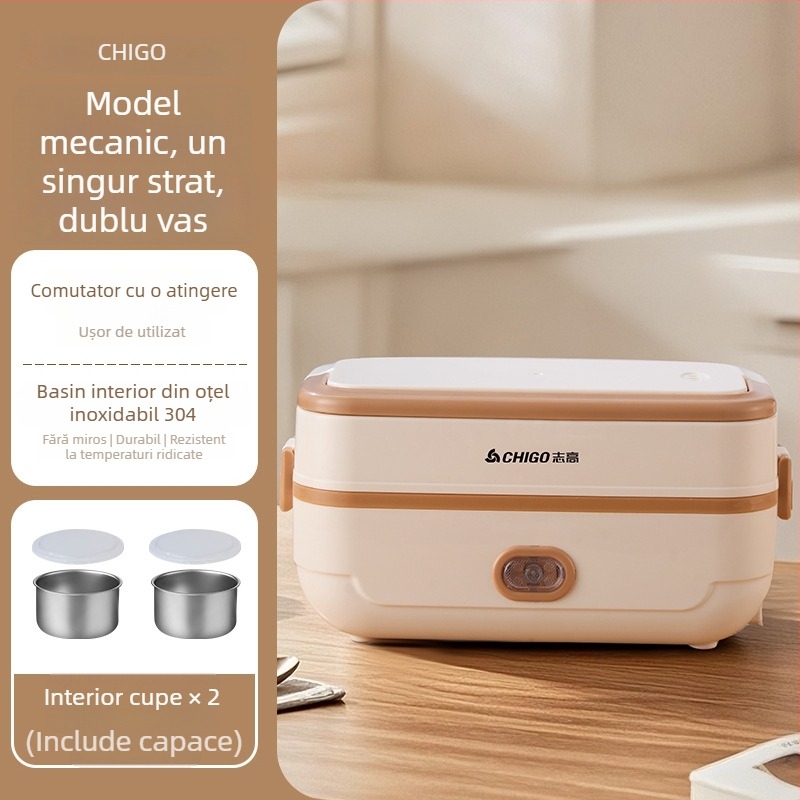 Chigo SFD601 cutie de prânz electrică, capacitate 1.6-2.0 L, putere 300W, tensiune 220V