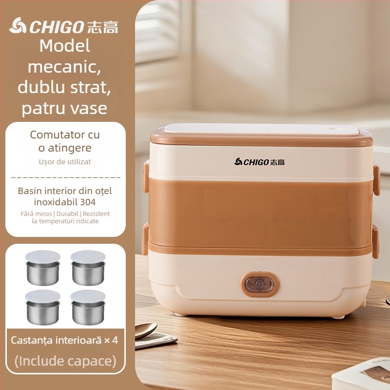 Chigo SFD601 cutie de prânz electrică, capacitate 1.6-2.0 L, putere 300W, tensiune 220V