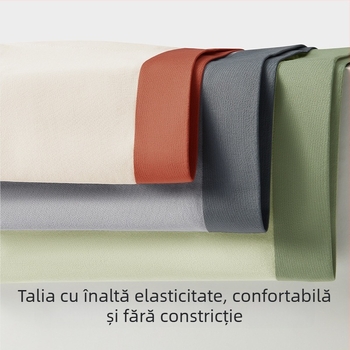 Boxeri bărbați din bumbac, respirabili, antibacterieni, 95% bumbac, talie medie, fără cusături