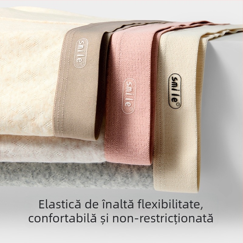 Boxeri bărbați cu talie medie din bumbac 95–100%, respirabili și antibacterieni, țesătură tricotată, căptușeală din viscoză