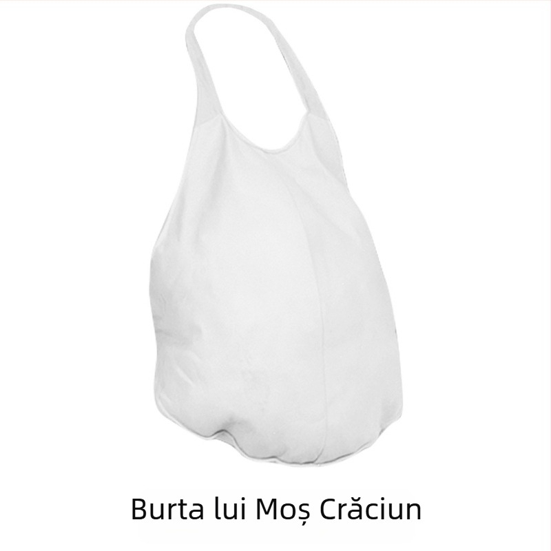 Moș Crăciun – Burtă falsă pentru costume de scenă, unisex, țesătură Carding, poliester 95%+
