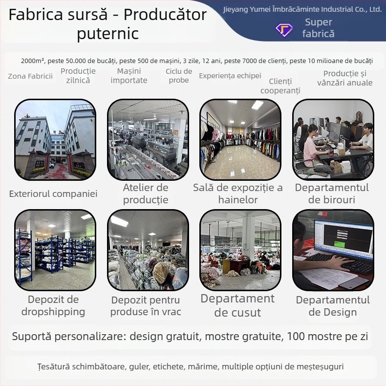 Pulover tricotat cu guler Turn-Down, blocuri de culoare, croială lejeră, mâneci lungi, casual de iarnă