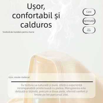 Vestă pentru bebeluți din bumbac, unisex, fără glugă, închidere cu nasturi pe un singur rând, pentru 0-12 luni