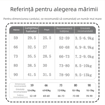 Vestă pentru bebeluți din bumbac, unisex, fără glugă, închidere cu nasturi pe un singur rând, pentru 0-12 luni