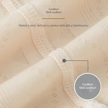 Vesta fără mâneci pentru copii, tricot ușor de vară, guler rotund, amestec Lyocell 59,6% cu bumbac, pentru vârsta 1–3 ani