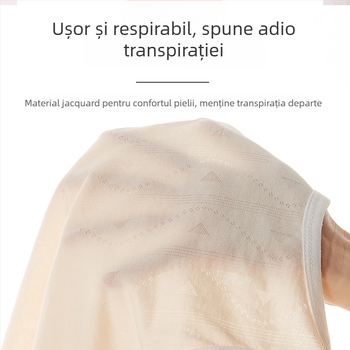 Vesta fără mâneci pentru copii, tricot ușor de vară, guler rotund, amestec Lyocell 59,6% cu bumbac, pentru vârsta 1–3 ani