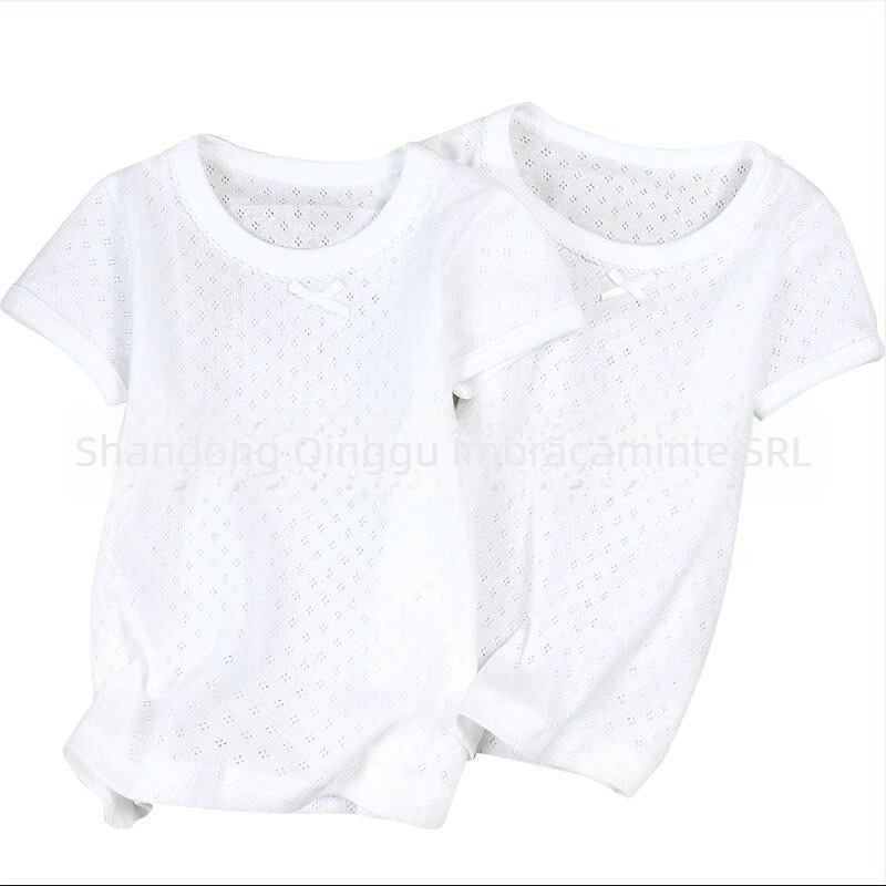 Set copii fără mânece, 2 buc, 100% bumbac, țesătură plasă, stil japonez