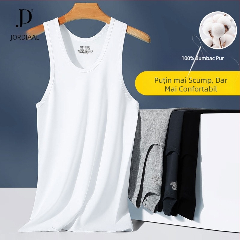 Joe Point Camisolă din 100% bumbac, guler rotund, greutate 161–180 g/m², pentru toate sezoanele