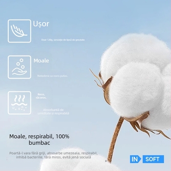 Vesta pentru bărbați din bumbac 100%, guler în V, țesătură subțire, model XI58811, sezon vară