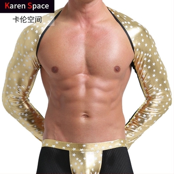 Vestă pentru bărbați din piele artificială, tricotată, guler rotund, lungime până la abdomen, 90% nylon