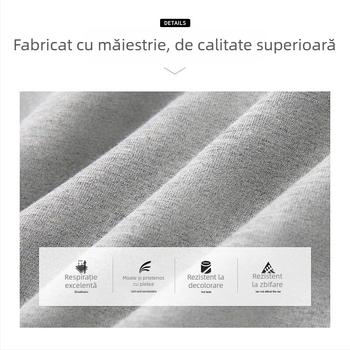 Vesta bărbați 100% bumbac, respirabilă și simplă, guler jos, 141–160 g/m² (Septwolves; 100% bumbac; guler jos; 141–160 g/m²; Primăvara 2024)