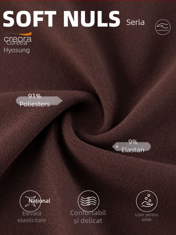 Tricou de yoga pentru femei - croială Slim, guler rotund, mâneci scurte, lungime pe șolduri, Nylon 91%/Spandex 9% (150 g)