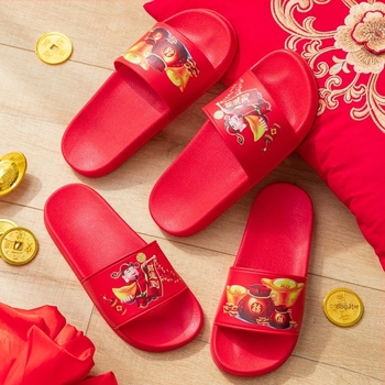 Papuci unisex Toe-loop, talpă PVC, partea superioară din material nețesut, anti-alunecare