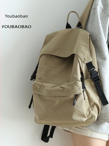 Rucsac cu bretele dublate, din nylon ușor, unisex, stil casual de călătorie, compatibil cu laptop de 14 inch, căptușeală poliester, respirabil