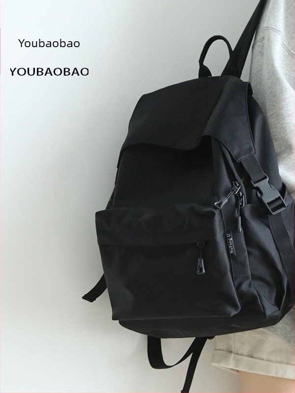 Rucsac cu bretele dublate, din nylon ușor, unisex, stil casual de călătorie, compatibil cu laptop de 14 inch, căptușeală poliester, respirabil