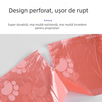 Lingură pentru deșeuri de animale de companie, din plastic, design în spirală, grosime standard