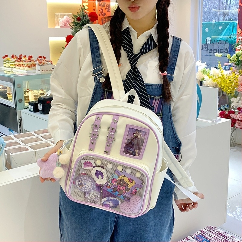 Rucsac Shuai Dundun — Material PU, Rezistent la apă, Stil Urban Minimalist, Capacitate sub 20 L