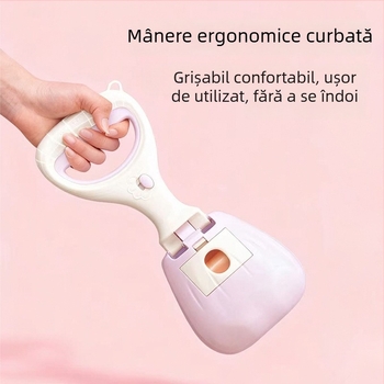 Curățător portabil pentru excremente de câine, din plastic, modelul 311, pentru exterior, compatibil cu saci de gunoi