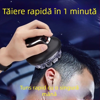 Mașină de tuns păr electric pentru bărbați, complet automată, motor fără peri, lamă ceramică, baterie reîncărcabilă, autonomie 1–3 ore