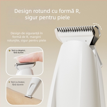 Mașină electrică de tuns blana pentru câini și pisici, corp ABS, tăierea părului de pe labe