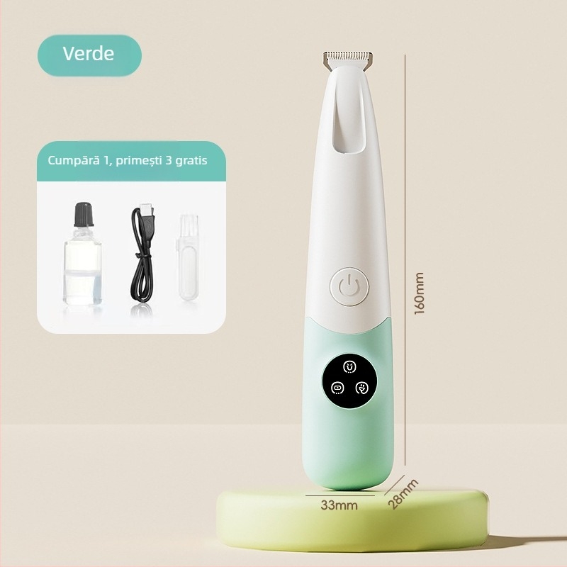 Mașină electrică de tuns blana pentru câini și pisici, corp ABS, tăierea părului de pe labe