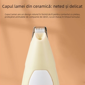 Clipper electric pentru labele pisicilor și câinilor — funcționare silențioasă, tăierea părului pe labe, instrument de îngrijire animale de companie