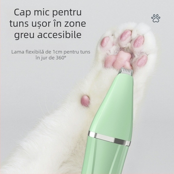 Abbey ABS Aparat electric de tuns pentru animale de companie – pentru câini și pisici, utilizare acasă