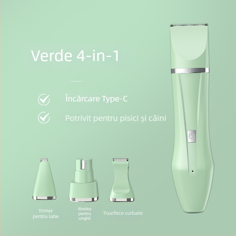 Abbey ABS Aparat electric de tuns pentru animale de companie – pentru câini și pisici, utilizare acasă