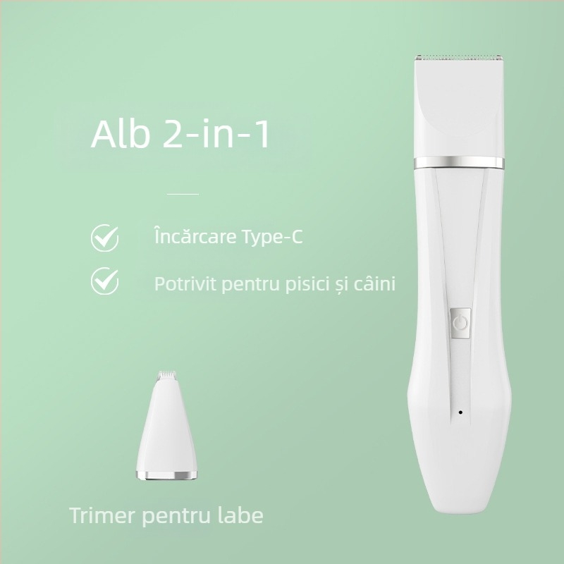 Abbey ABS Aparat electric de tuns pentru animale de companie – pentru câini și pisici, utilizare acasă