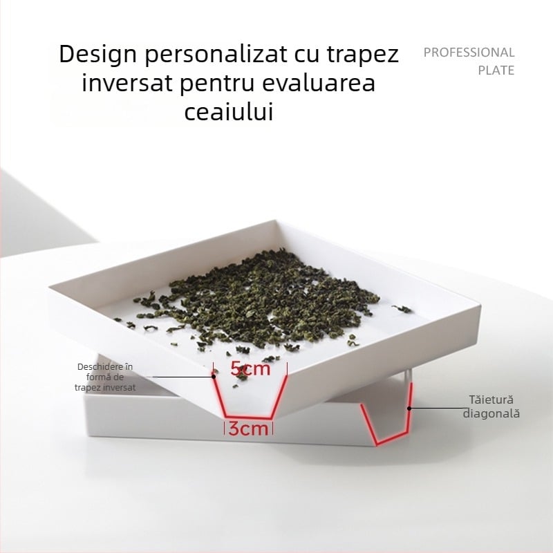 Tavă de degustare a ceaiului din melamină Xiangyi, producție semi-manuală/semi-mecanică, greutate 300 g, personalizare disponibilă