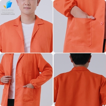 Halat de lucru, din bumbac, cu absorbție a umezelii, pentru uz în fabrici, patru sezoane