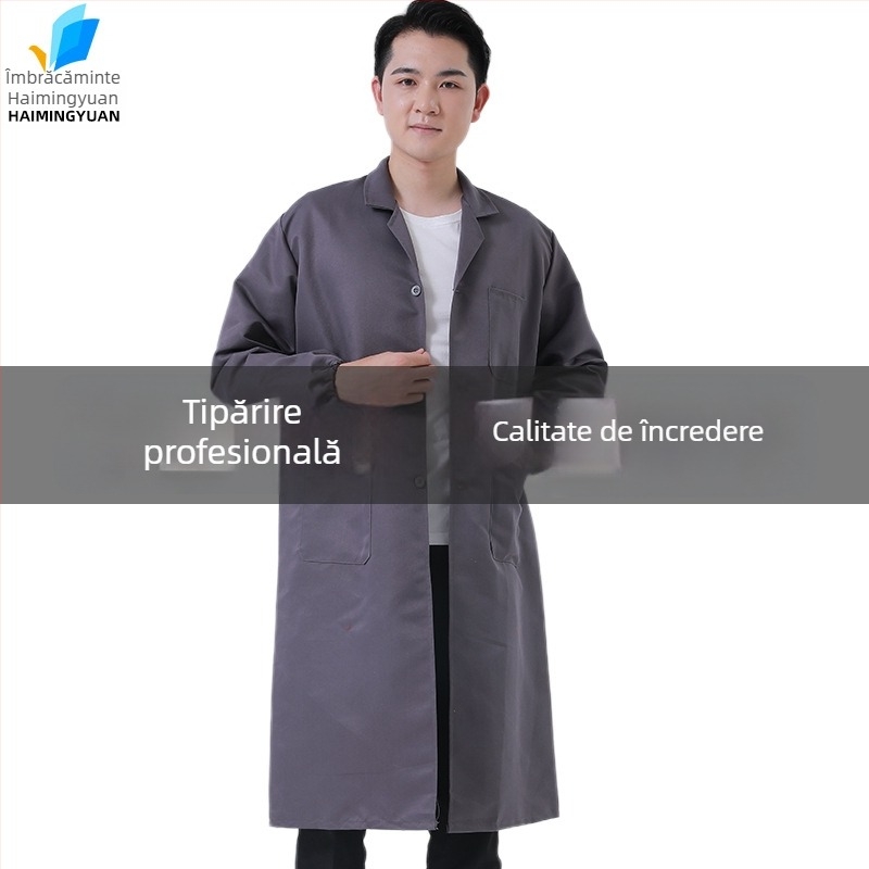 Halat de lucru, din bumbac, cu absorbție a umezelii, pentru uz în fabrici, patru sezoane