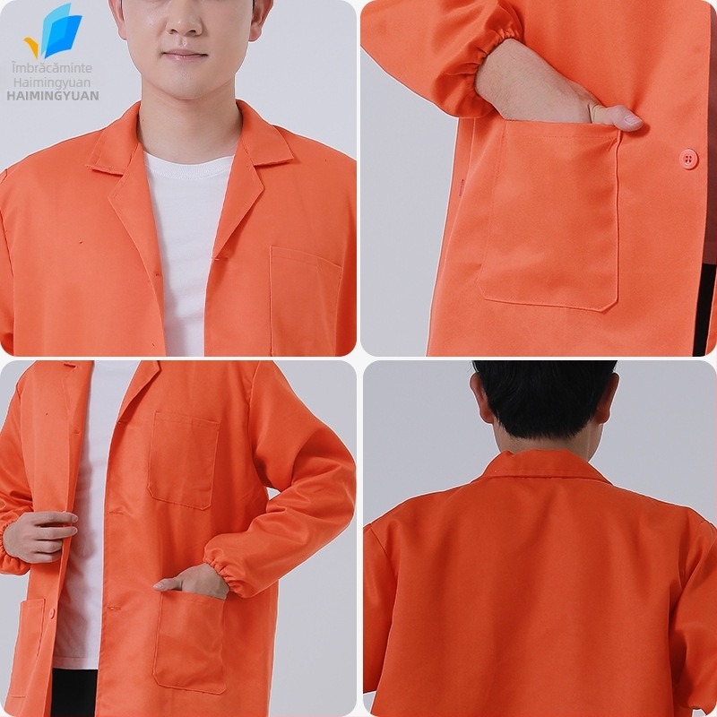 Halat de lucru, din bumbac, cu absorbție a umezelii, pentru uz în fabrici, patru sezoane