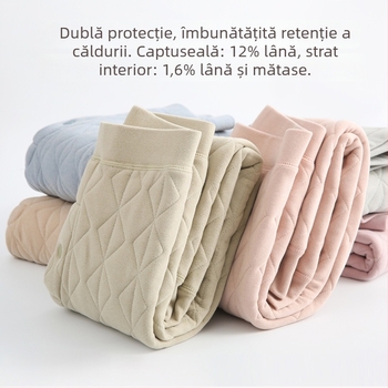 Set palton interior pentru copii, 93% poliester, gros, cald, cu fleece