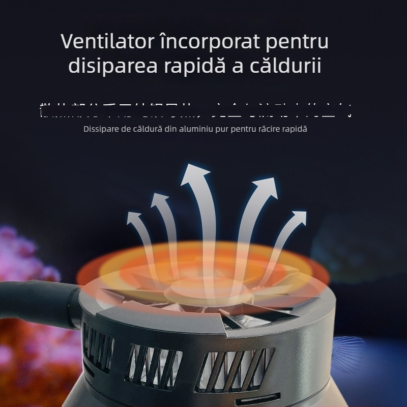 Lampă pentru acvariu marin - carcasă din plastic, 30W, 0,55 kg, Fabricat în Zhongshan