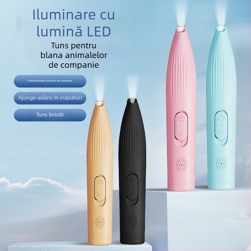 Duoqu Clipper pentru îngrijire animale, tăietor păr la lăbuțe pentru pisici și câini, clipper electric pentru animale, ambalaj cu 200 de bucăți