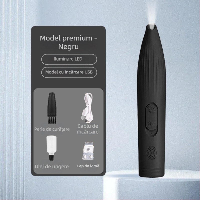 Duoqu Clipper pentru îngrijire animale, tăietor păr la lăbuțe pentru pisici și câini, clipper electric pentru animale, ambalaj cu 200 de bucăți