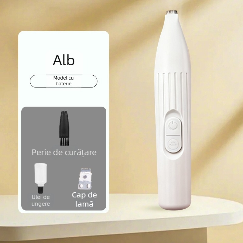 Duoqu Clipper pentru îngrijire animale, tăietor păr la lăbuțe pentru pisici și câini, clipper electric pentru animale, ambalaj cu 200 de bucăți