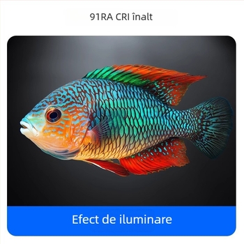 Lampa clip-on Yee pentru acvariu cu spectru complet, pentru acvarii plantate, 5W/7W/10W, 300 g